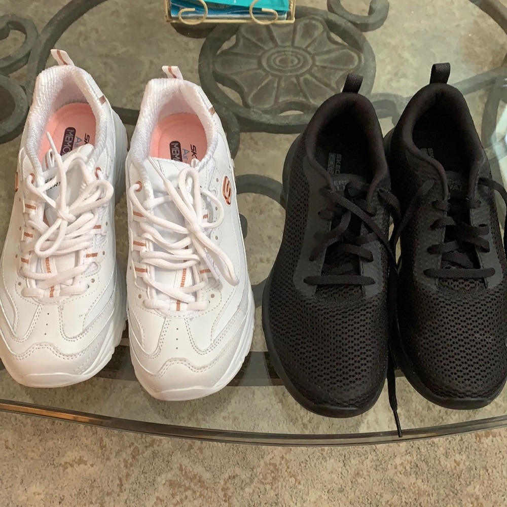 2 NEW pairs (black & white) NEVER worn outside.